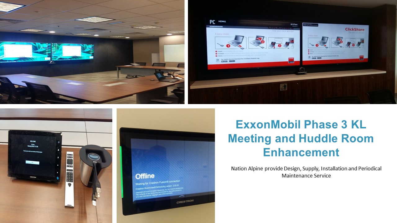 ExxonMobil Phase 3 KL meeting and Huddle Room Enhancement